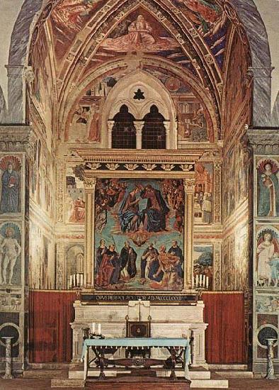 Pollaiuolo, Piero Coronation of the Virgin Spain oil painting art